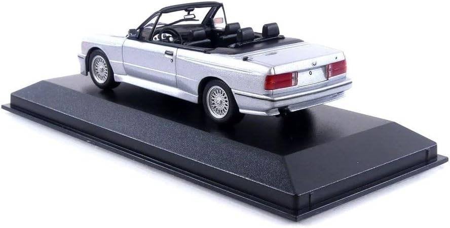 Maxichamps 1:43 BMW M3 Cabriolet (E30) 1988 Zilver, Auto, =, =, Ophalen of Verzenden