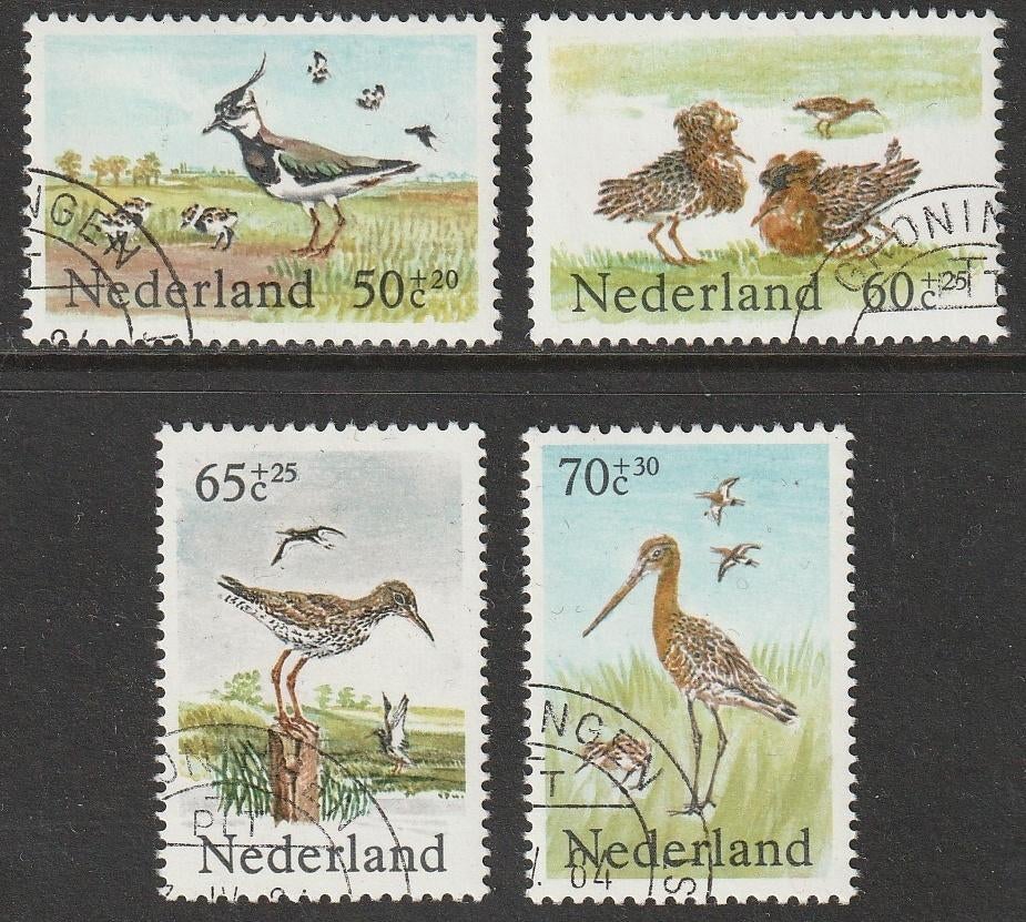 Nederland 1984 1301/1304  Zomer, Weidevogels, Gest, Postzegels en Munten, Postzegels | Nederland, Ophalen of Verzenden, Na 1940