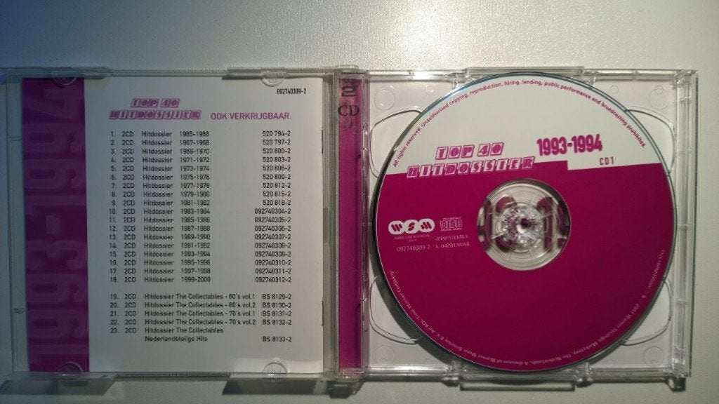 Top 40 Hitdossier 1993-1994, Cd's en Dvd's, Ophalen of Verzenden, Zo goed als nieuw, Pop, Album