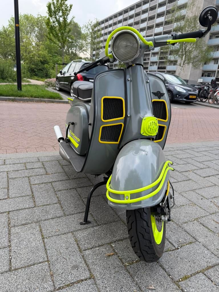 Zundapp roller custom met honda mb8 blok, Fietsen en Brommers, Ophalen, Zo goed als nieuw, Overige modellen