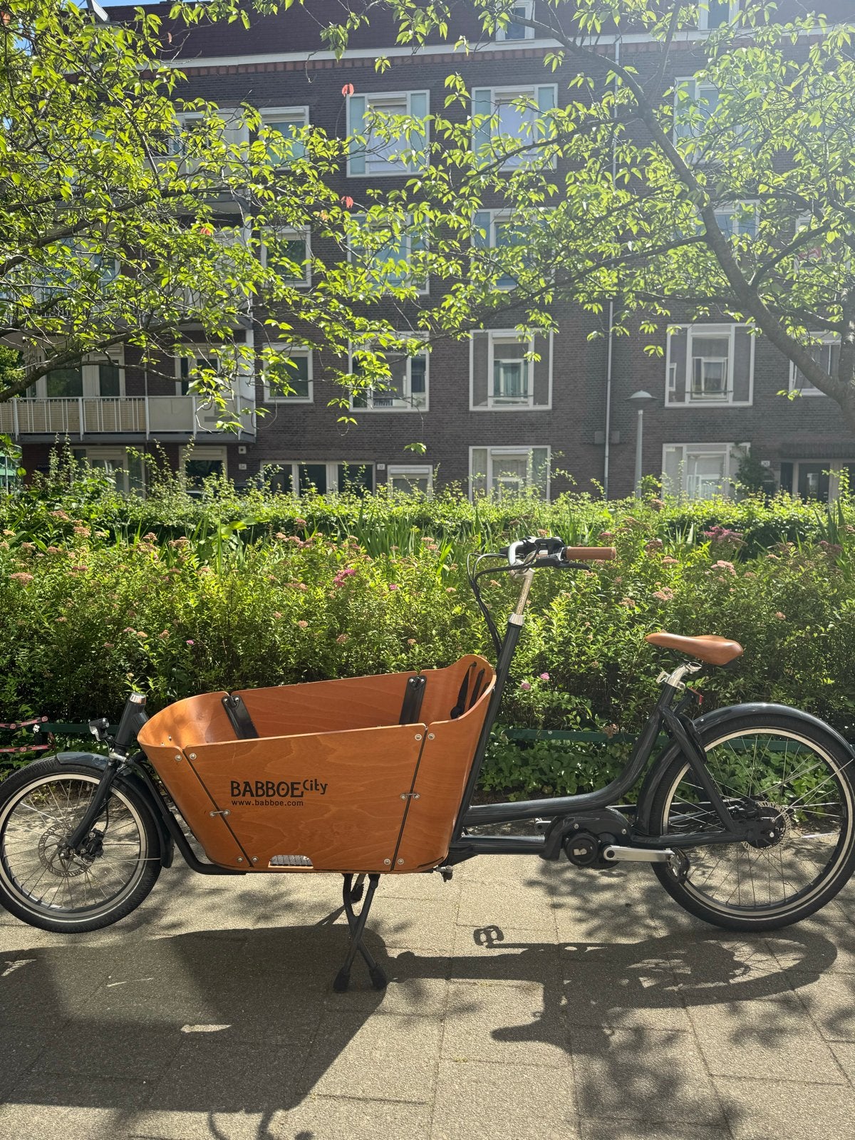 Babboe City Mountain bakfiets - 500Wh accu, Fietsen en Brommers, Fietsen | Bakfietsen, Elektrisch, Zo goed als nieuw, 2 kinderen