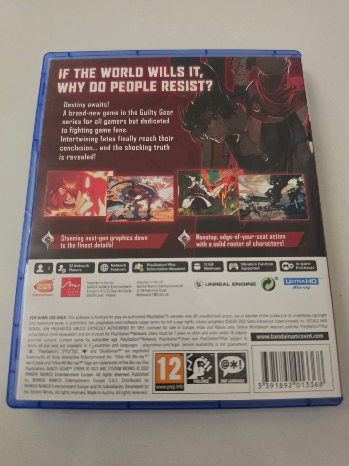 Guilty Gear Strive PS5 Vechtgame met stijl Lees Beschrijving, Vechten, Support@bandainamcoent.eu, 2 spelers, Ophalen of Verzenden