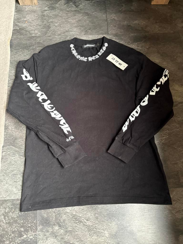 Chrome hearts longsleeve maat M, Kleding | Heren, Ophalen of Verzenden, Nieuw, Maat 48/50 (M), Zwart