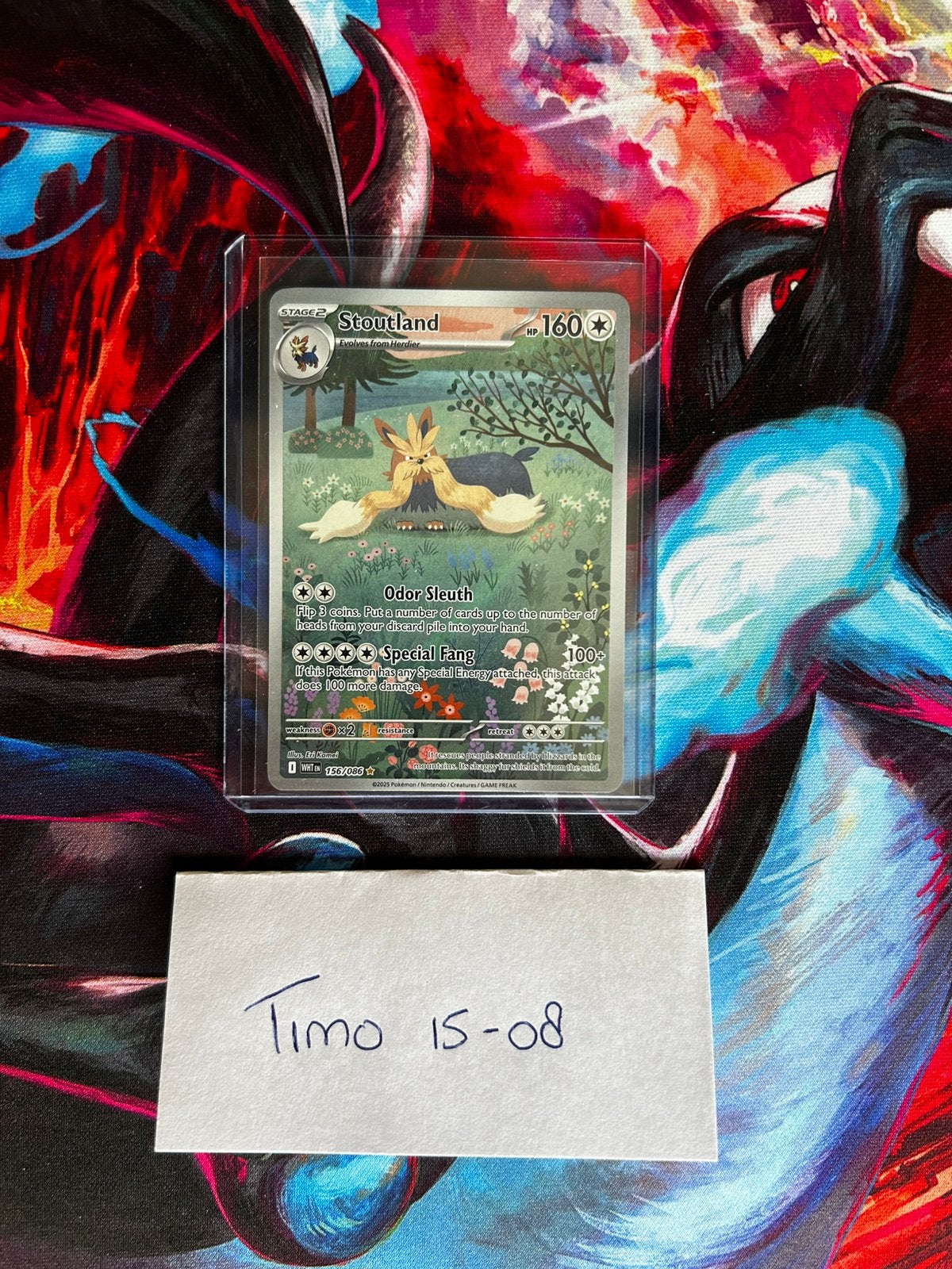 Stoutland 156/086 White Flare, Ophalen of Verzenden, Zo goed als nieuw, Losse kaart, Foil