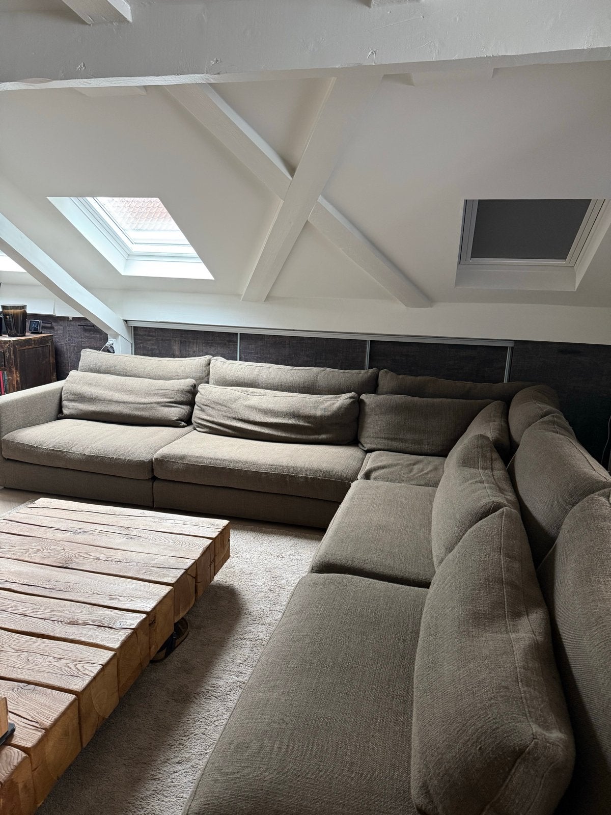 Linteloo bank - Comfortabele en ruime hoekbank, Ophalen, Gebruikt, 100 tot 125 cm, Hoekbank