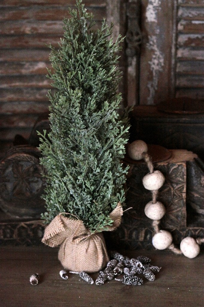 Kerstboom met jute, Www.jufbrocante.nl, Www.jufbrocante.nl, Nieuw, Ophalen of Verzenden