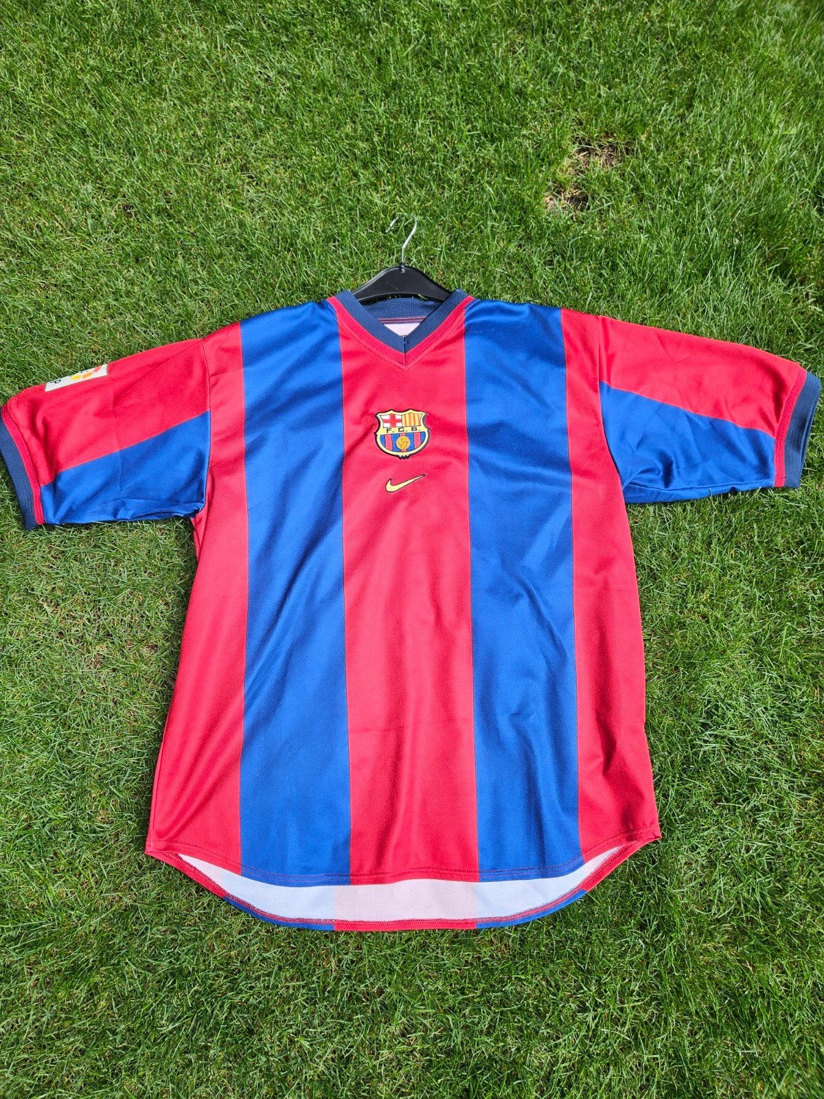 Origineel Barcelona thuisshirt 1998 Kluivert - Klassieker!, Sport en Fitness, Voetbal, Ophalen of Verzenden