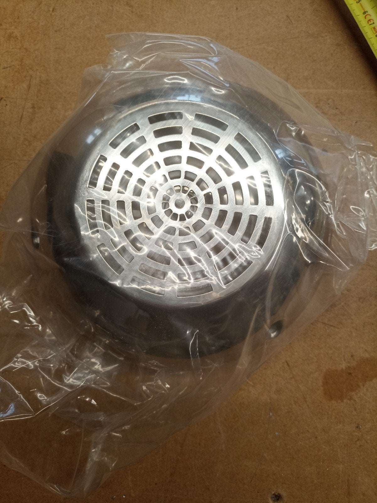 TMC Ventilator met RVS afdekking Ø197mm, Ophalen of Verzenden, Nieuw