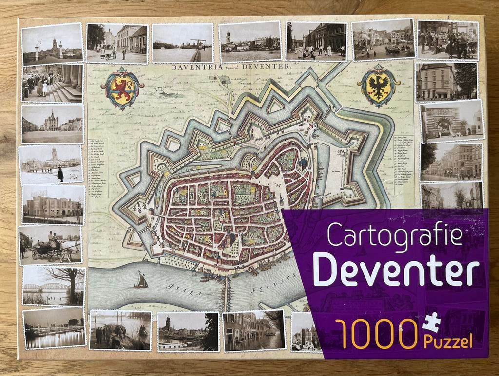 Deventer puzzel 1000 stukjes, Ophalen of Verzenden, 500 t/m 1500 stukjes, Zo goed als nieuw