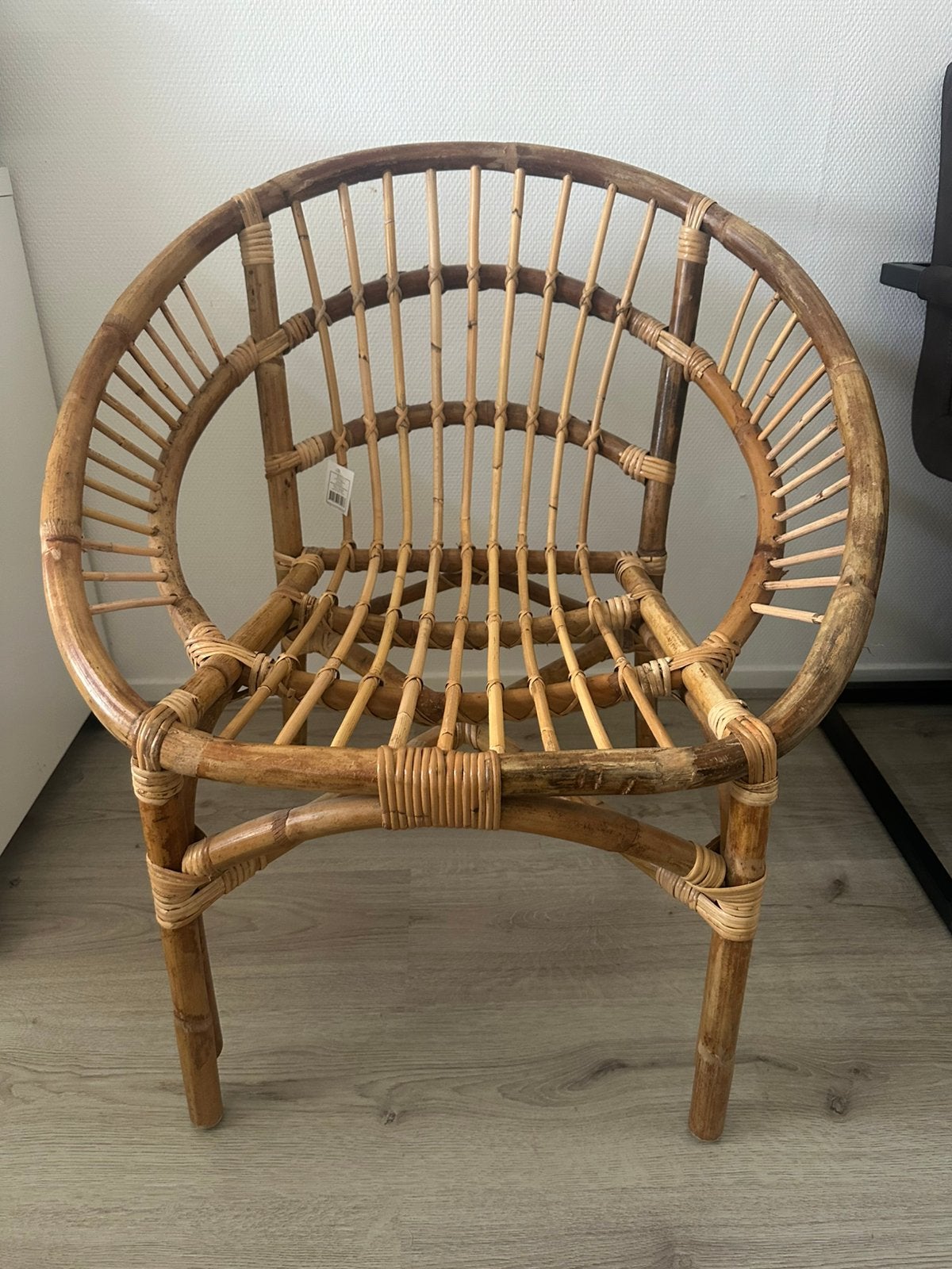 Rotan kuipstoel Xenos - Zo goed als nieuw! Kaartje nog aan, Ophalen, Zo goed als nieuw, Stoel(en)
