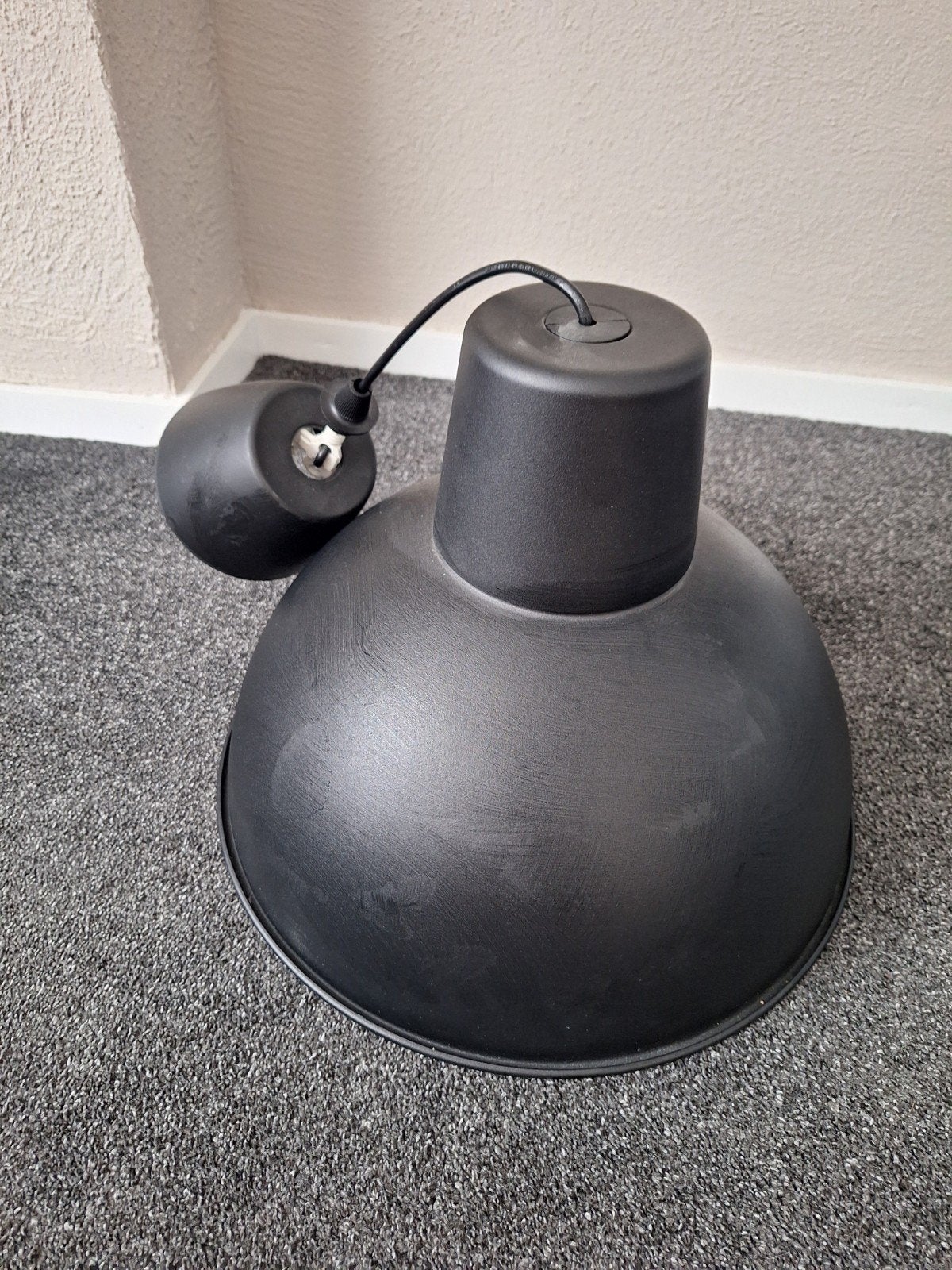 IKEA Skurup Plafond/Wandlamp Zwart - Zo goed als nieuw, Huis en Inrichting, Lampen | Hanglampen, Ophalen, Modern, Industrieel