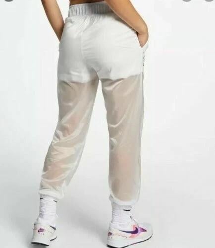Nike Sports Tech Pack Pants, Mesh, Wit, maat M, ZGAN, Maat 38/40 (M), Verzenden, Wit, Overige typen