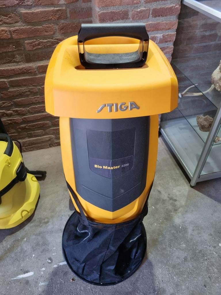 Stiga Bio Master 2200 Elektrische Hakselaar, Ophalen, Gebruikt, Stiga, Met opvangzak