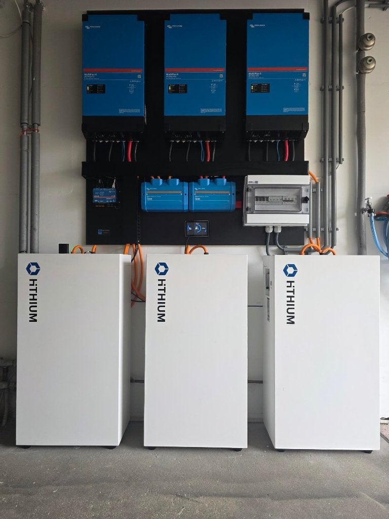 30 kWh HiTHIUM thuisbatterij met 3-fase Victron ESS, Ophalen of Verzenden, Nieuw, Compleet systeem