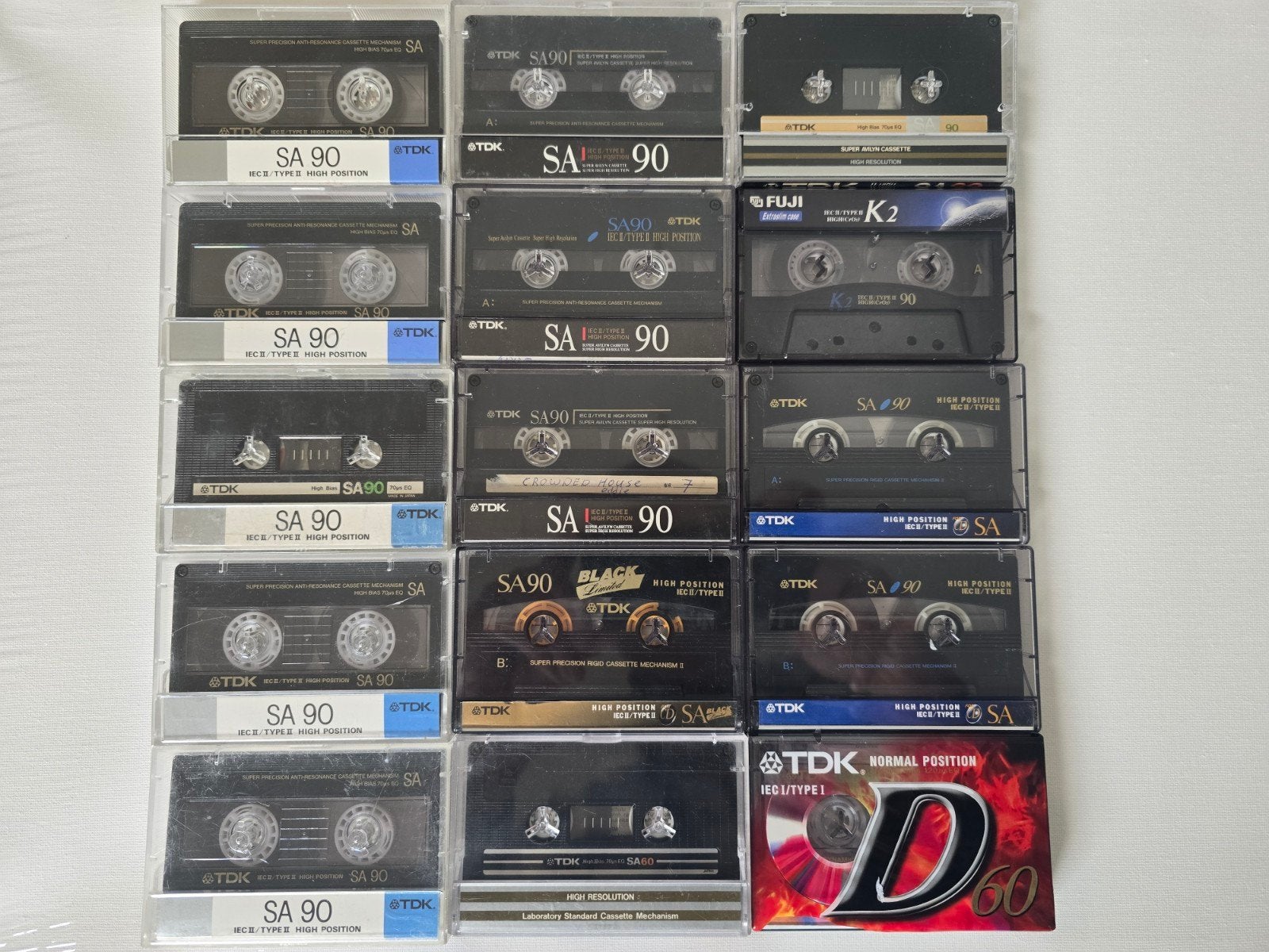15 TDK Cassettebandjes, Cd's en Dvd's, Cassettebandjes, Ophalen of Verzenden, Zo goed als nieuw, Overige genres, 2 t/m 25 bandjes