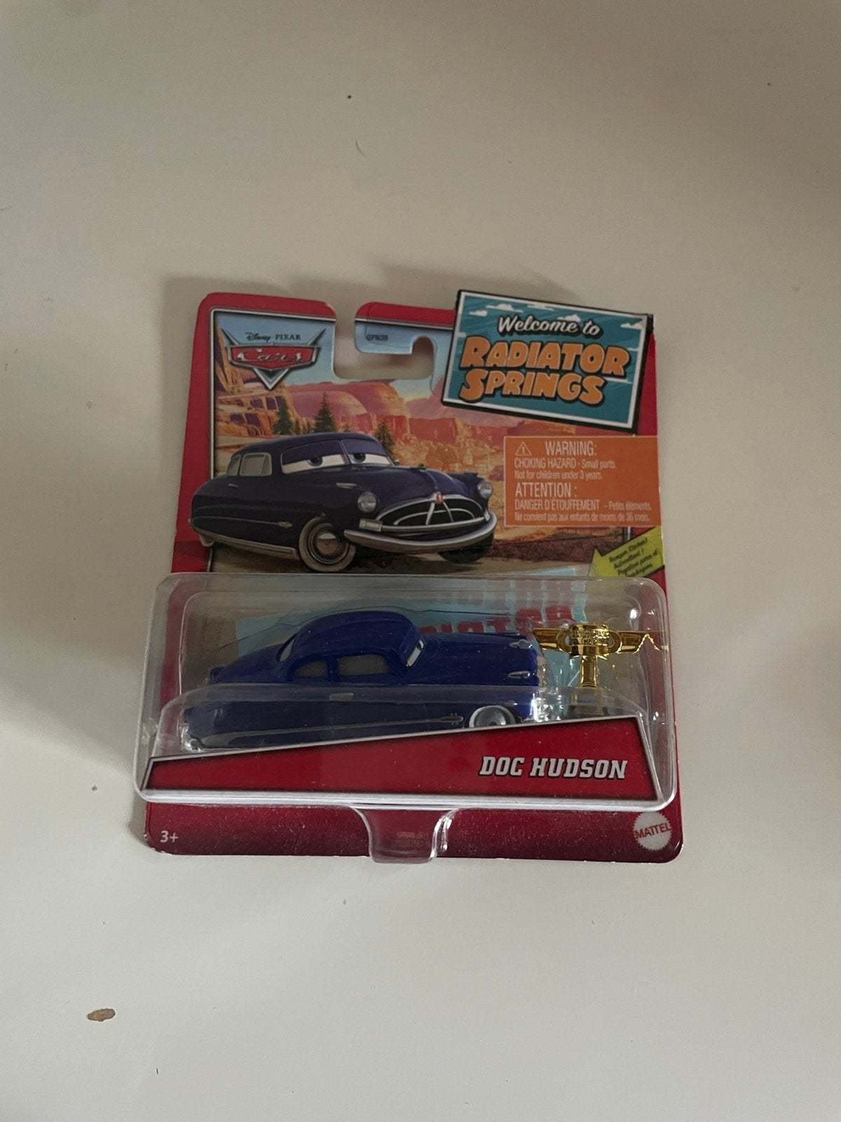 Disney Pixar Cars - Doc Hudson met Piston Cup Nieuw, Ophalen of Verzenden, Nieuw