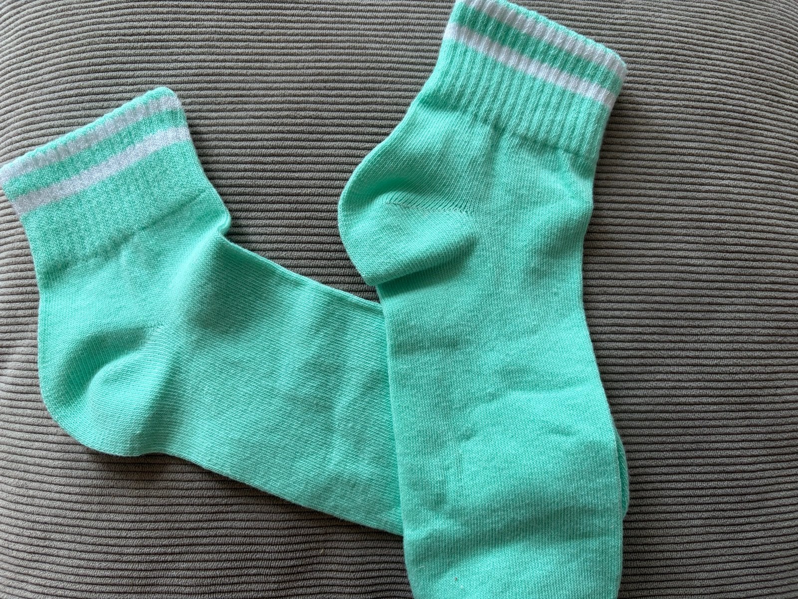 Frisse mintgroene sokken met witte strepen, Kleding | Dames, Sokken en Kousen, Sokken en Kniesokken, Overige maten, Ophalen of Verzenden
