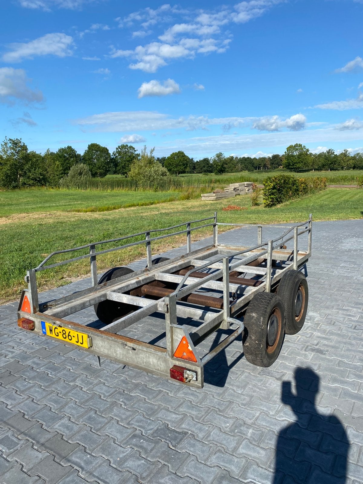 TEKOOP Solide C2000 MR tandemas aanhanger, Ophalen, Gebruikt