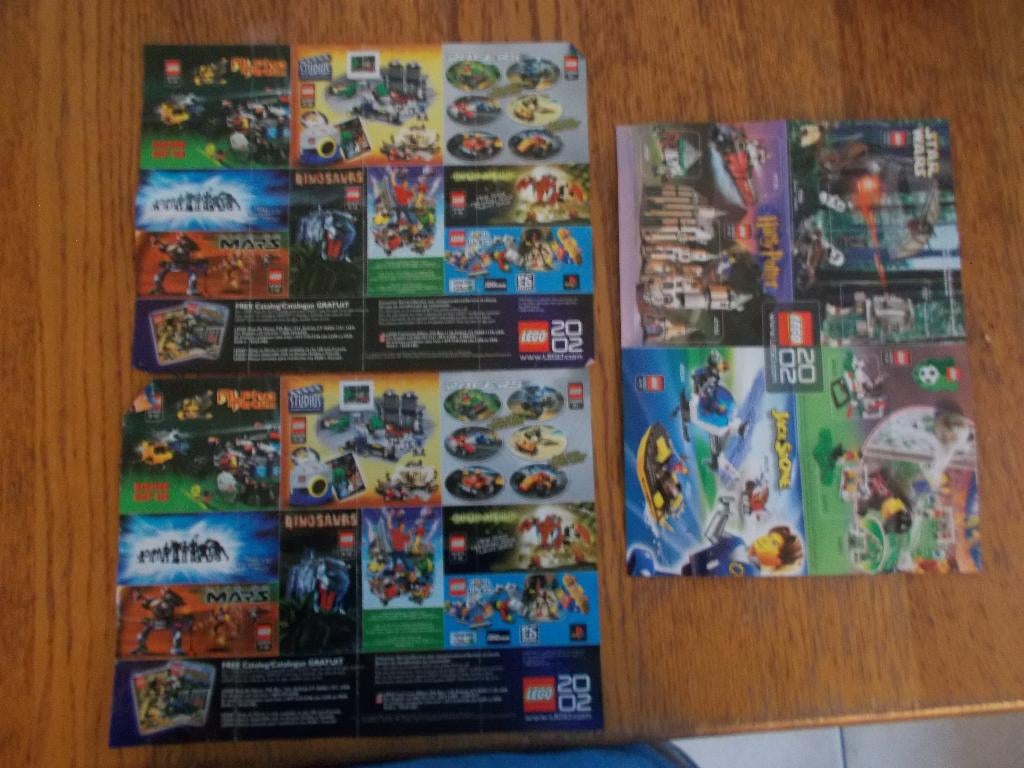 lego folder 2002   3 stuks, Ophalen of Verzenden, Gebruikt, Lego