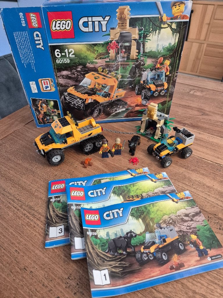 LEGO City 60159 - Jungle Missie met Rupsvoertuig