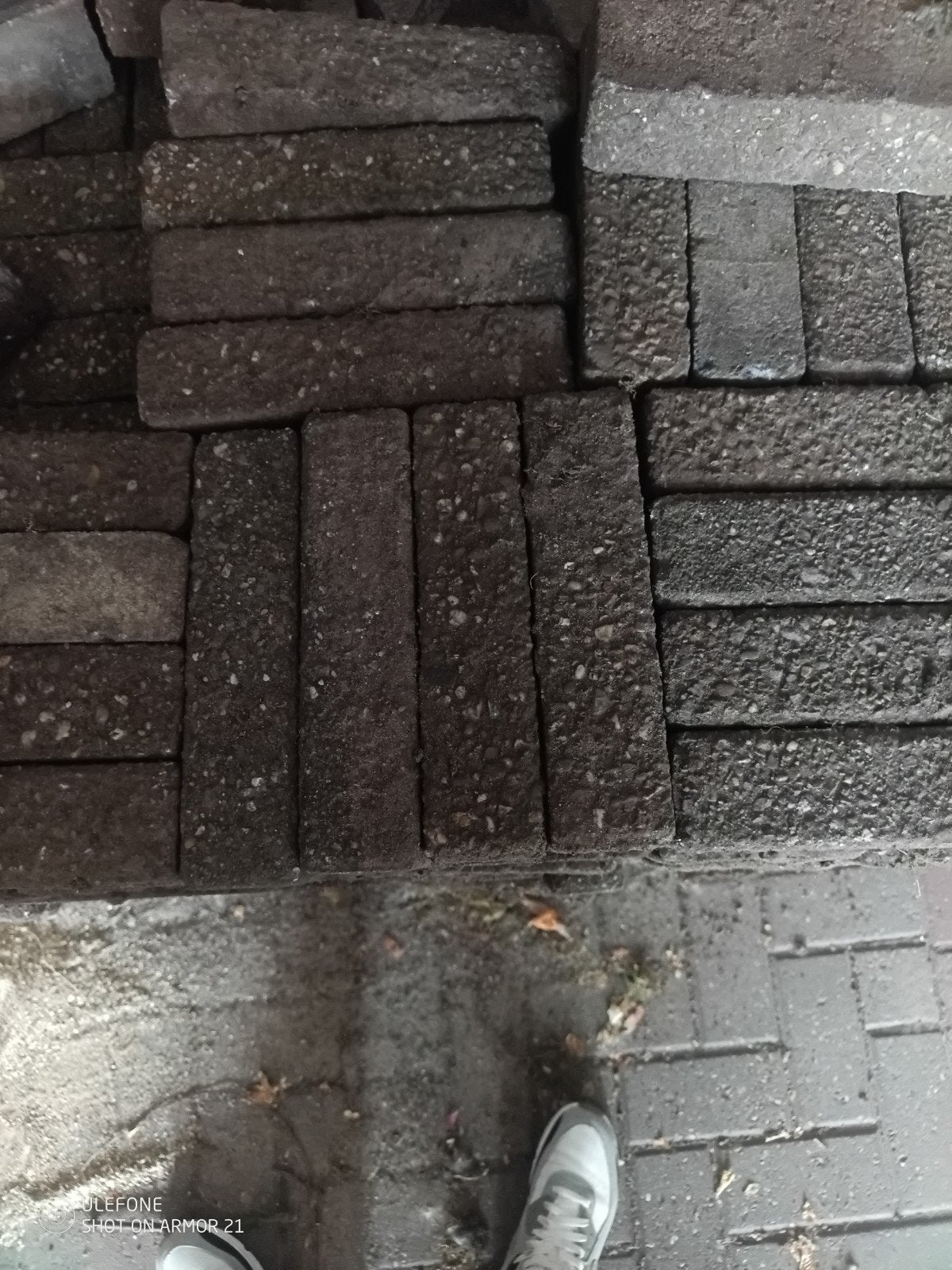 gratis betonklinkers (waalformaat), Ophalen, Gebruikt, Overige materialen