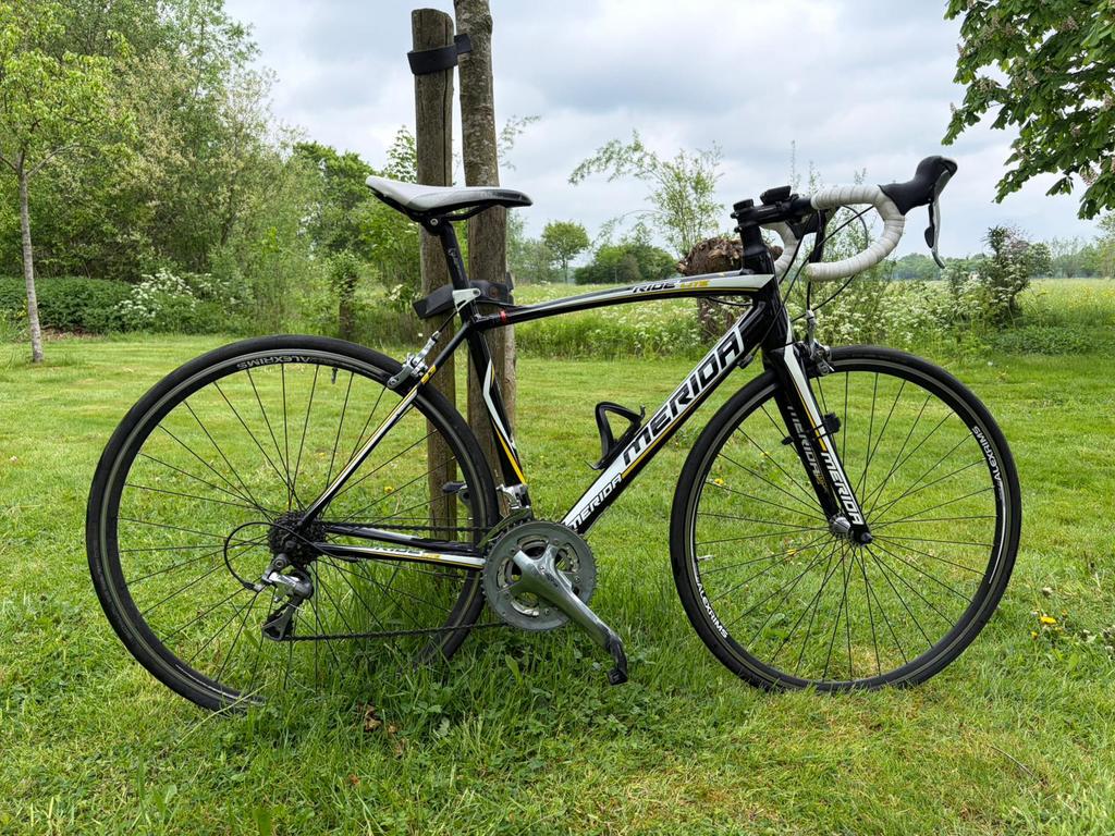 Racefiets Merida Ride Lite volledig Shimano Tiagra, 28 inch, Gebruikt, Velgrem, Aluminium