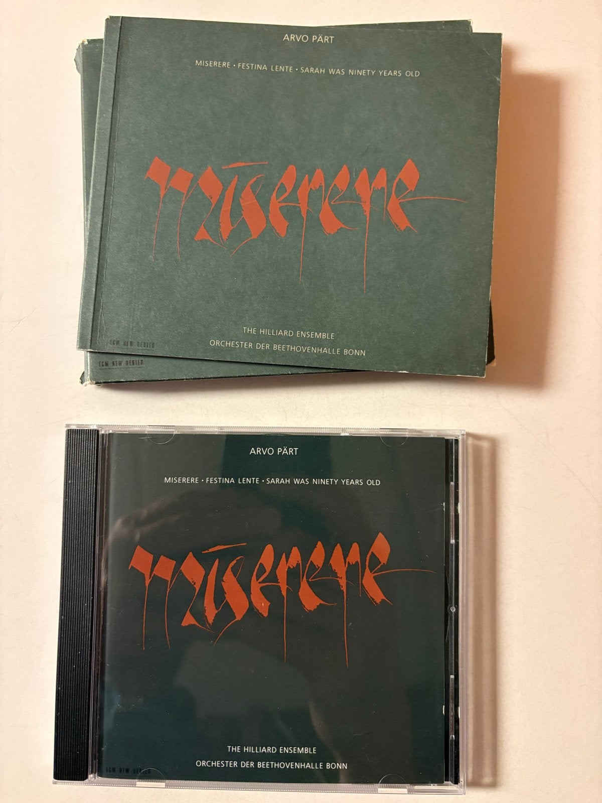 Arvo Pärt - Miserere (CD), Overige componisten, Modernisme tot heden, Ophalen of Verzenden, Zo goed als nieuw
