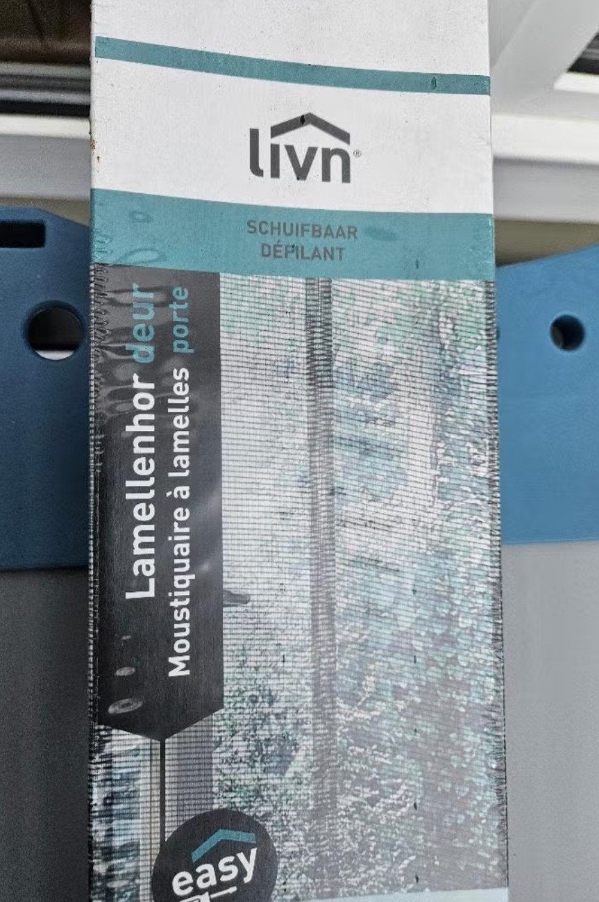 Nieuwe Lamellenhordeur – geschikt tot 90 x 230 cm, Doe-het-zelf en Verbouw, Deuren en Horren, 80 tot 100 cm, 215 cm of meer, Hordeur