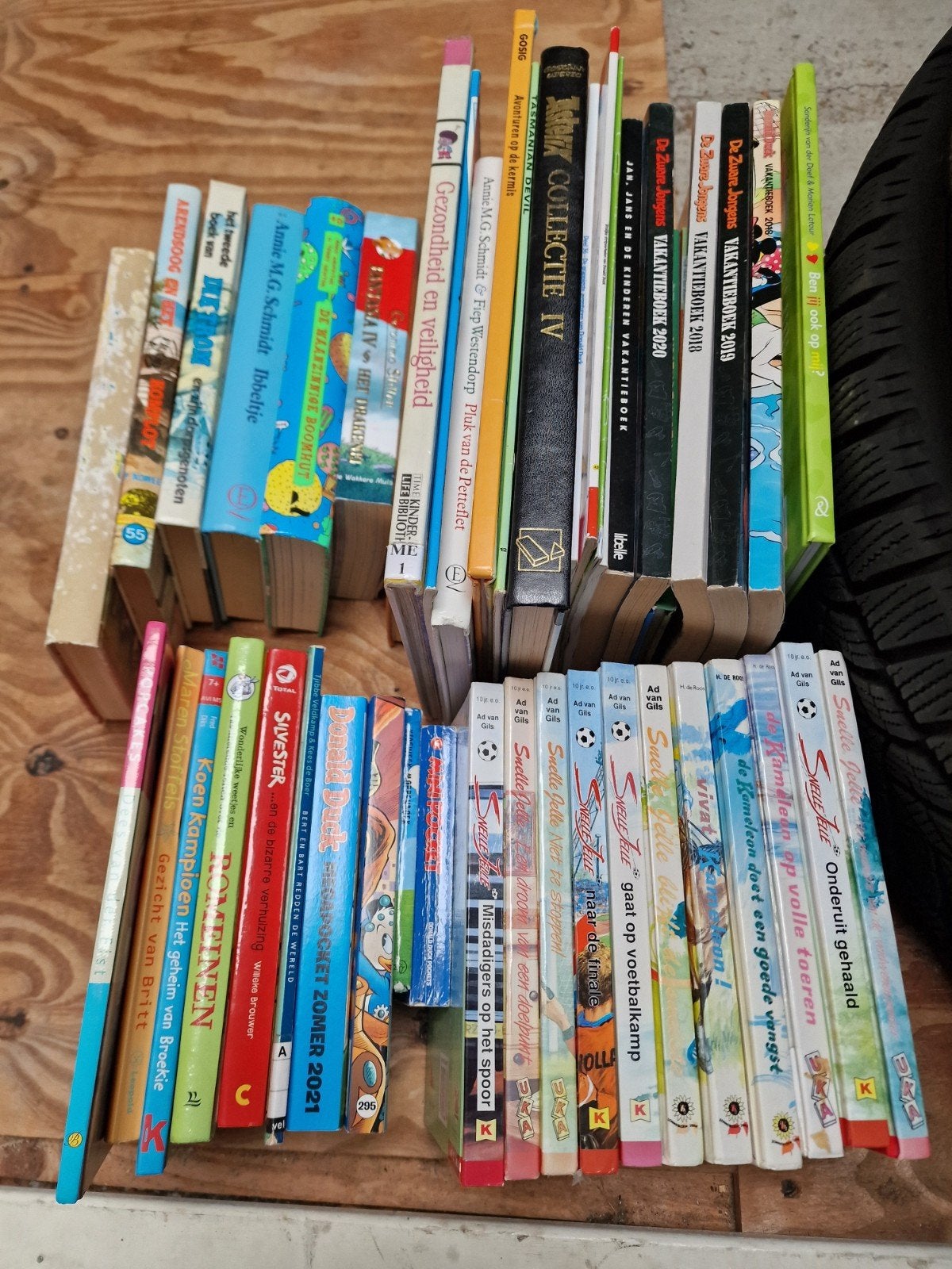 Grote collectie kinderboeken: Donald Duck, Snelle Jelle, etc, Boeken, Ophalen, Gelezen, Fictie algemeen