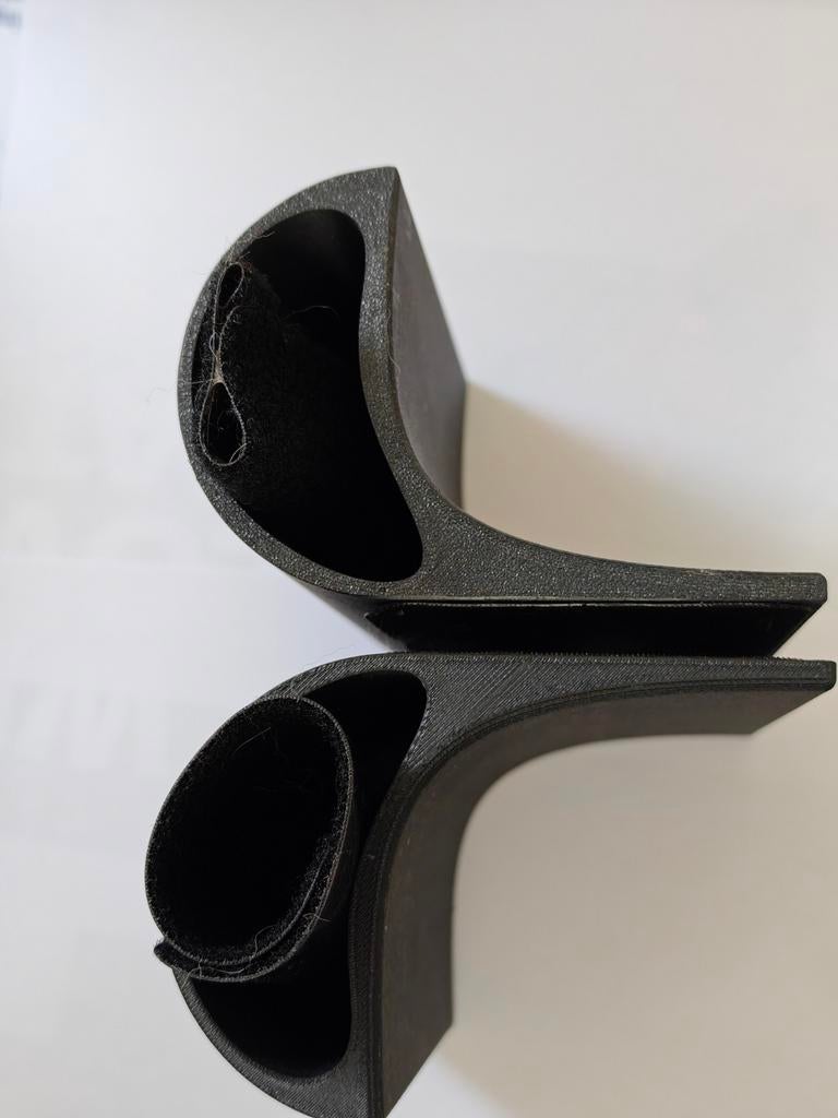 Set lichtgewicht armsteunen velomobiel 3D geprint zwart, Fietsen en Brommers, Ophalen of Verzenden, Overige merken