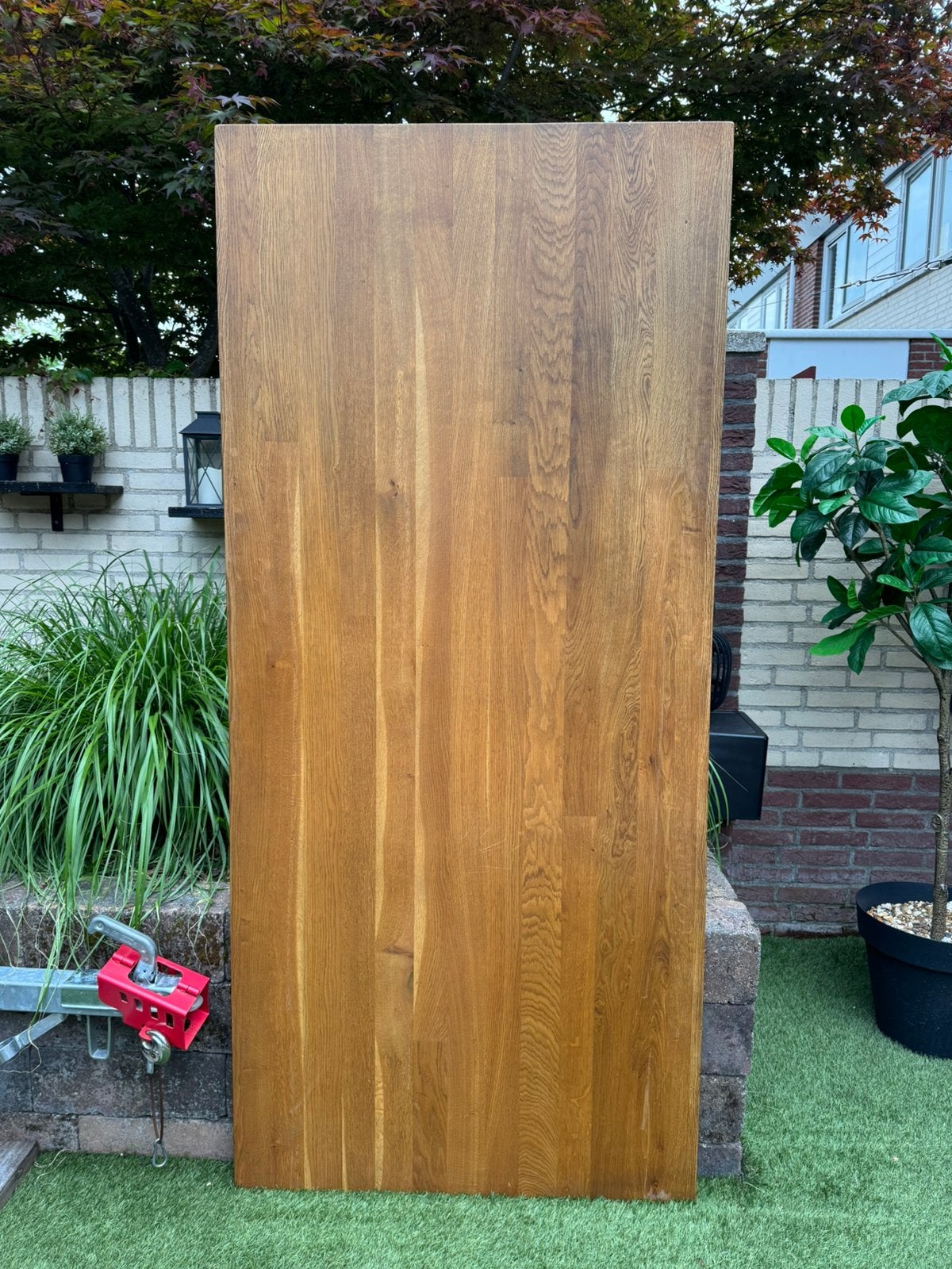 Hardhout paneel (200 x 90 cm), Ophalen, Zo goed als nieuw, Hout