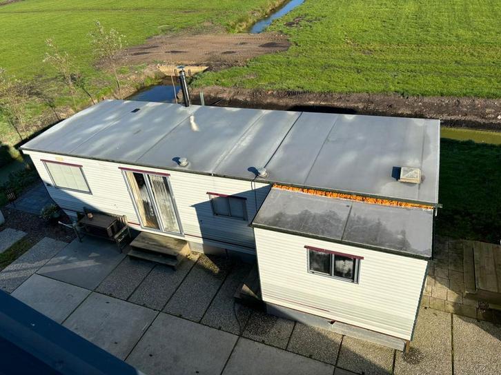 Ruime Stacaravan moet weg!!, Caravans en Kamperen, Stacaravans, tot en met 4, Ophalen