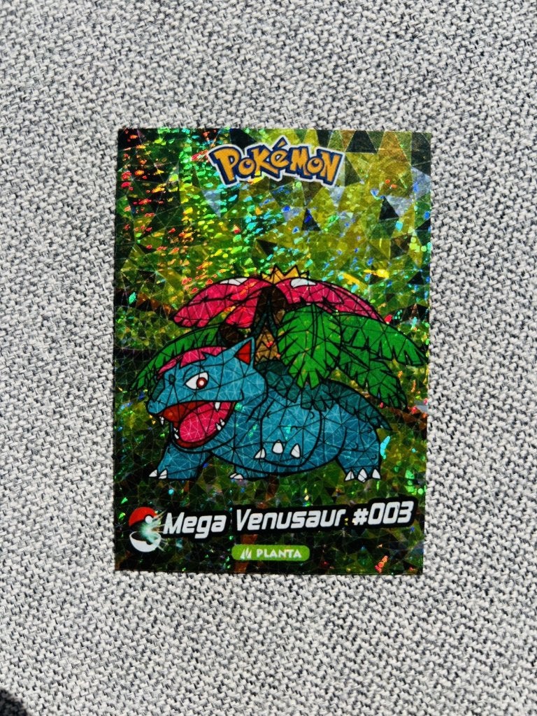 Venusaur 003 Johto Card Top Collection Promo Pokemon, Verzenden, Zo goed als nieuw, Losse kaart, Foil