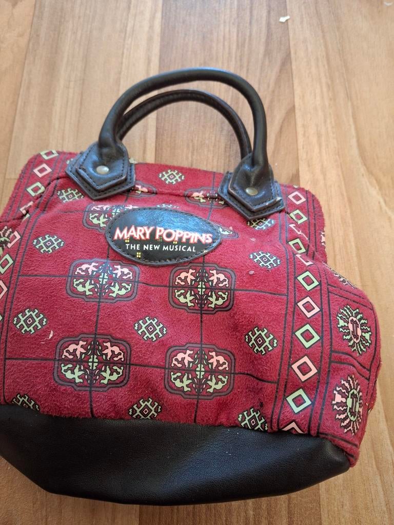 Mary Poppins Musical Handtasje - Rood/Zwart, Ophalen of Verzenden