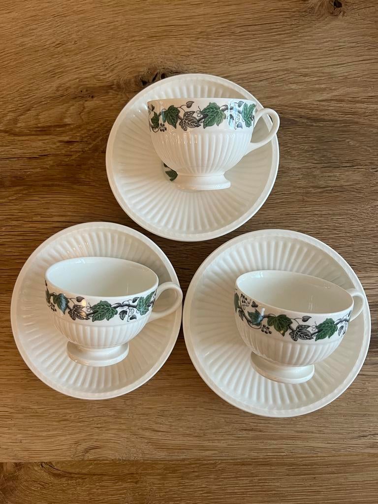 Wedgwood Stratford servies, Ophalen of Verzenden, Gebruikt, Porselein, Kop(pen) en/of Schotel(s)