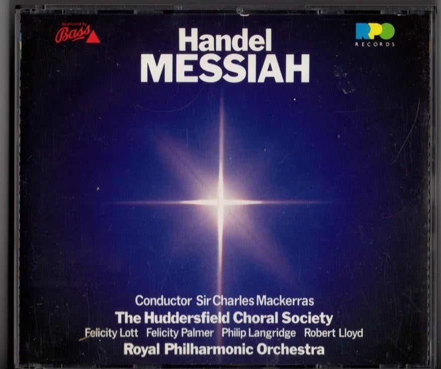 dubbel CD Messiah – Georg Friedrich Handel, Ophalen of Verzenden, Classicisme, Zo goed als nieuw, Overige typen