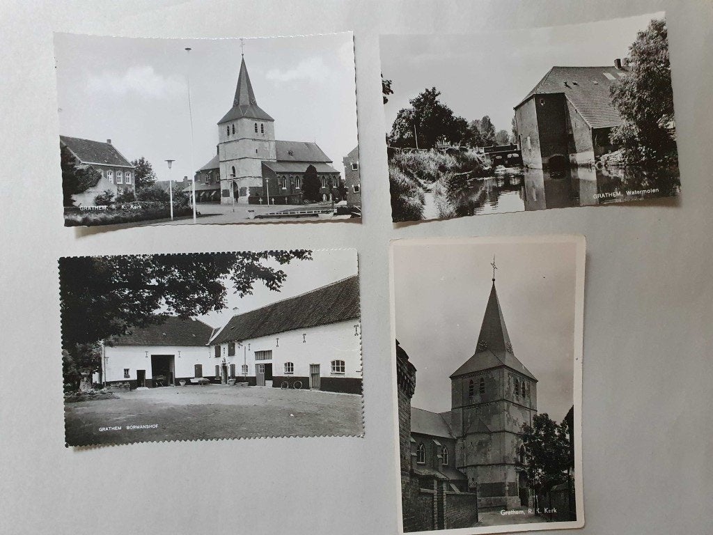 ansicht GRATHEM partij (7x), Verzamelen, Ansichtkaarten | Nederland, Ophalen of Verzenden, Voor 1920, Limburg