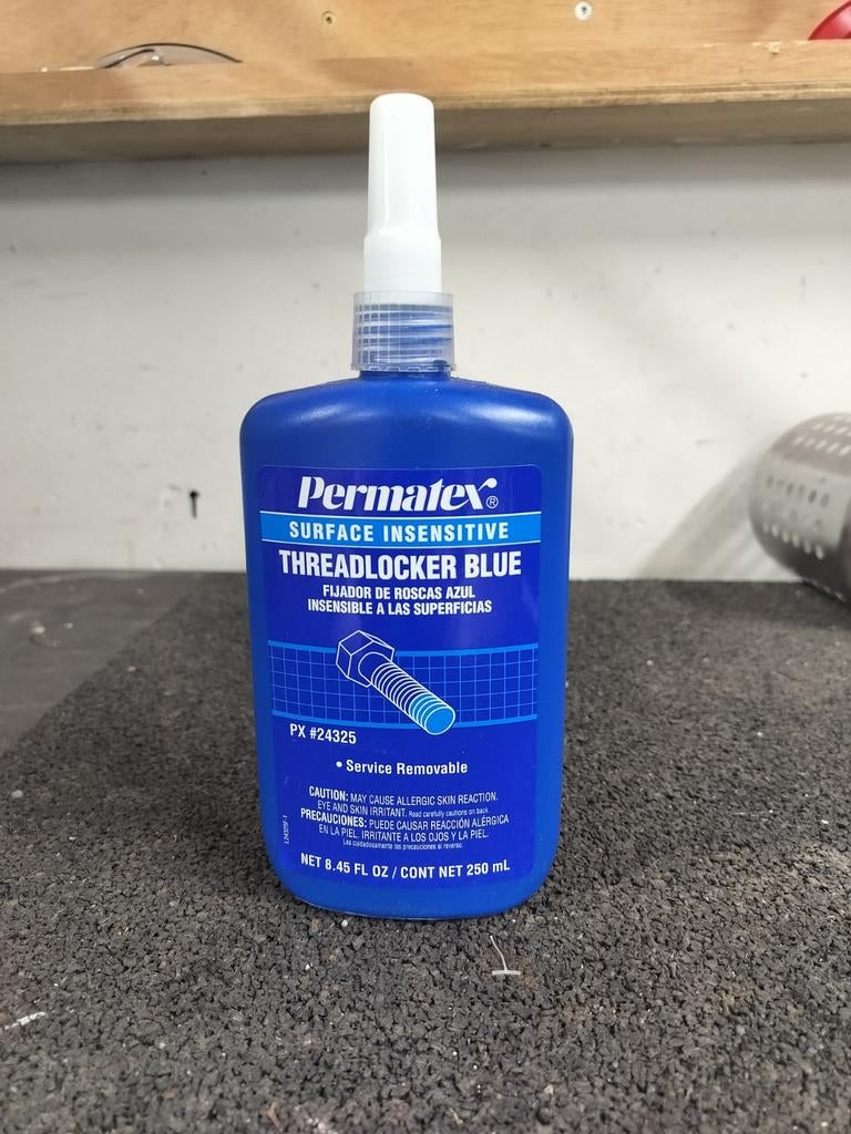 Permatex Threadlocker Blue 250ml - Loctite Alternatief, Ophalen of Verzenden, Nieuw, Universele onderdelen