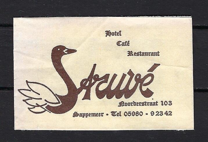 730 Sappemeer hotel cafe rest STRUVE, Ophalen of Verzenden, Nederland