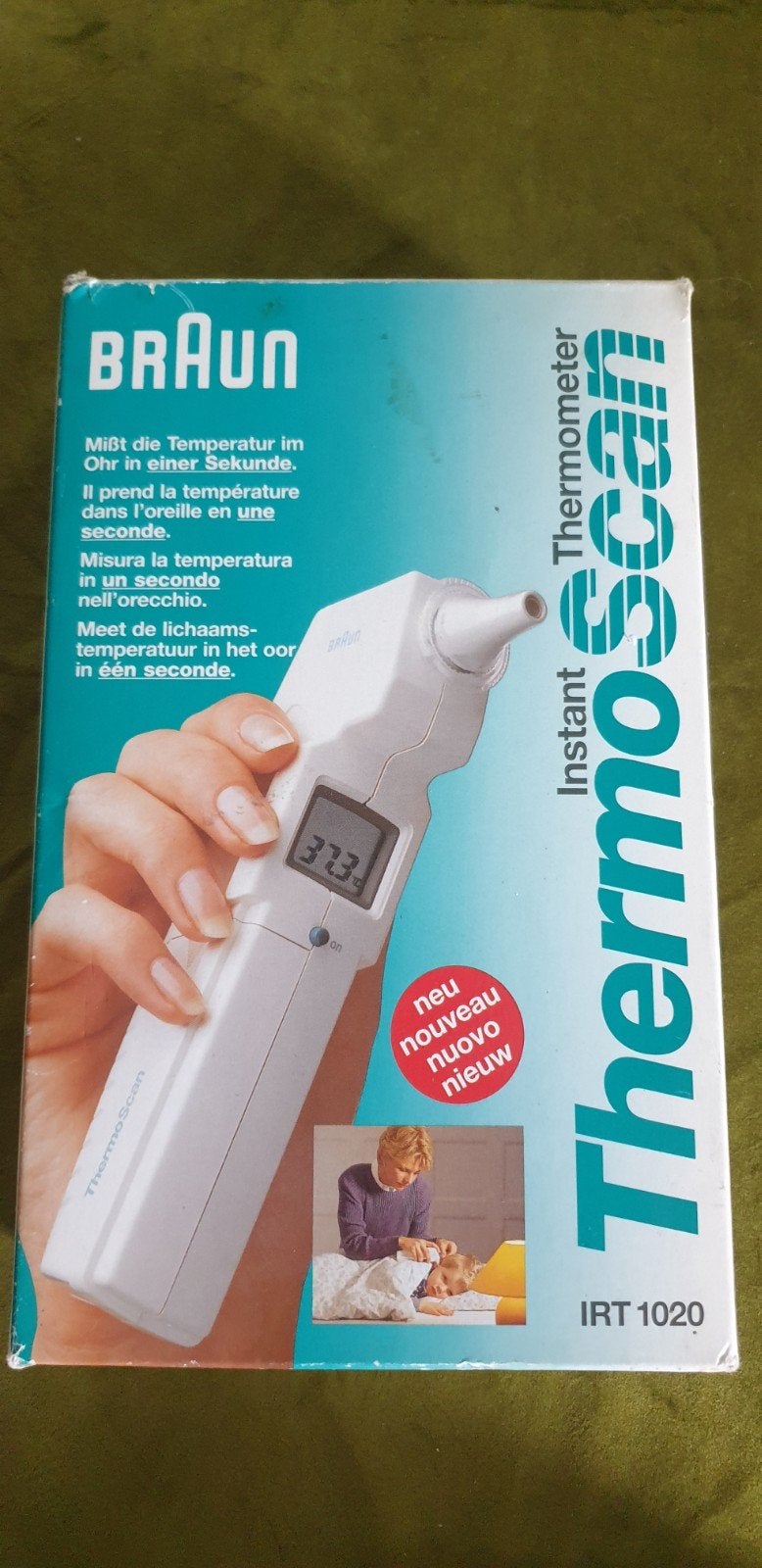 Braun ThermoScan IRT 1020 Instant Thermometer, Ophalen, Gebruikt, Overige typen