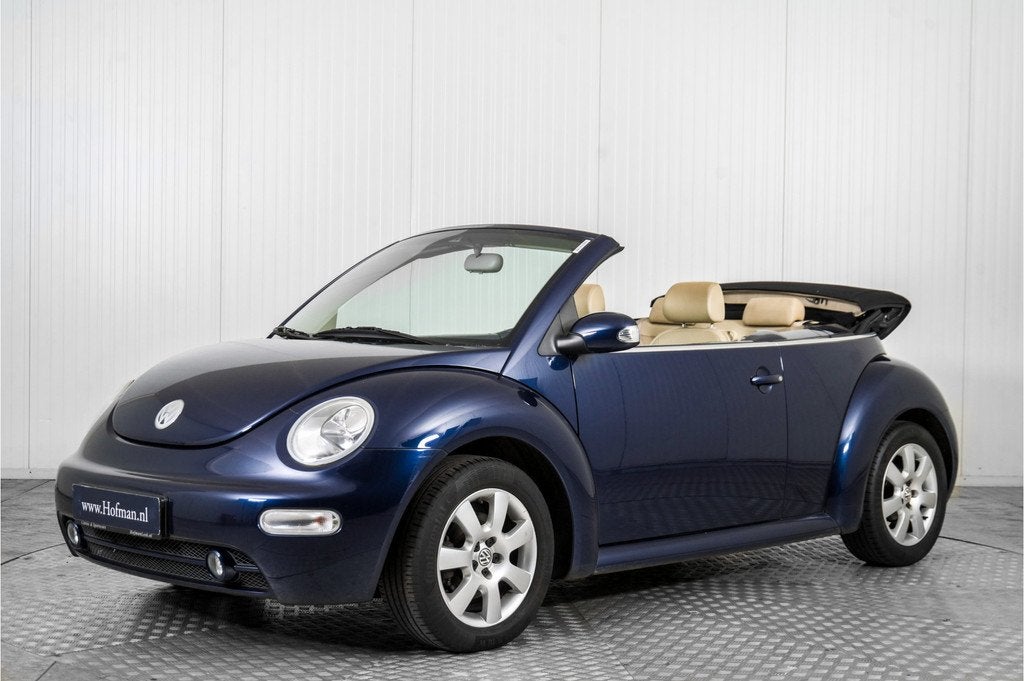 Volkswagen New Beetle Cabriolet 1.6 leer 99000 km (bj 2004), Gebruikt, Beetle (Kever), 4 cilinders, Cabriolet