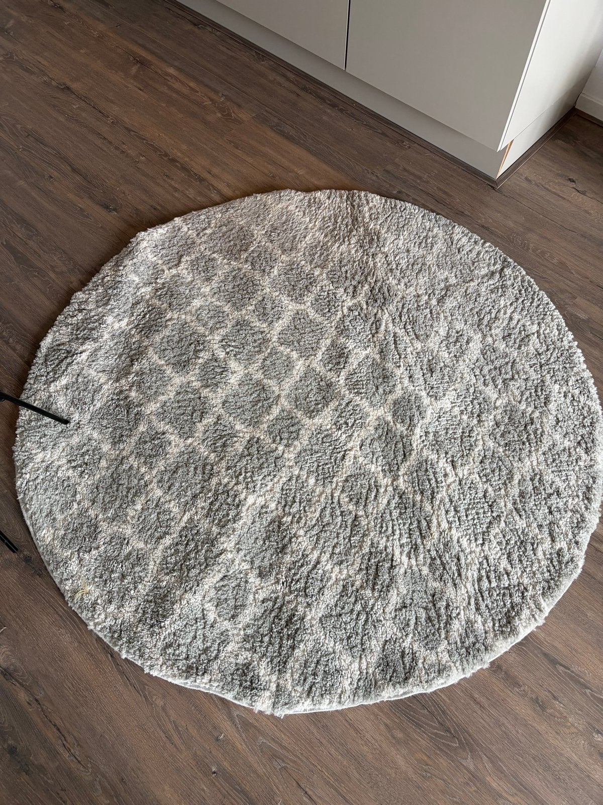 Rond vloerkleed Westwing Collection, diameter 150 cm, Ophalen, Gebruikt, 100 tot 150 cm, Rond