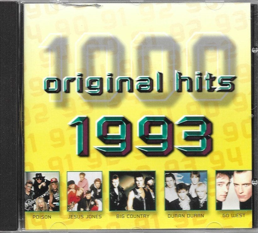 CD 1000 Original Hits 1993, Ophalen of Verzenden, Zo goed als nieuw, Pop