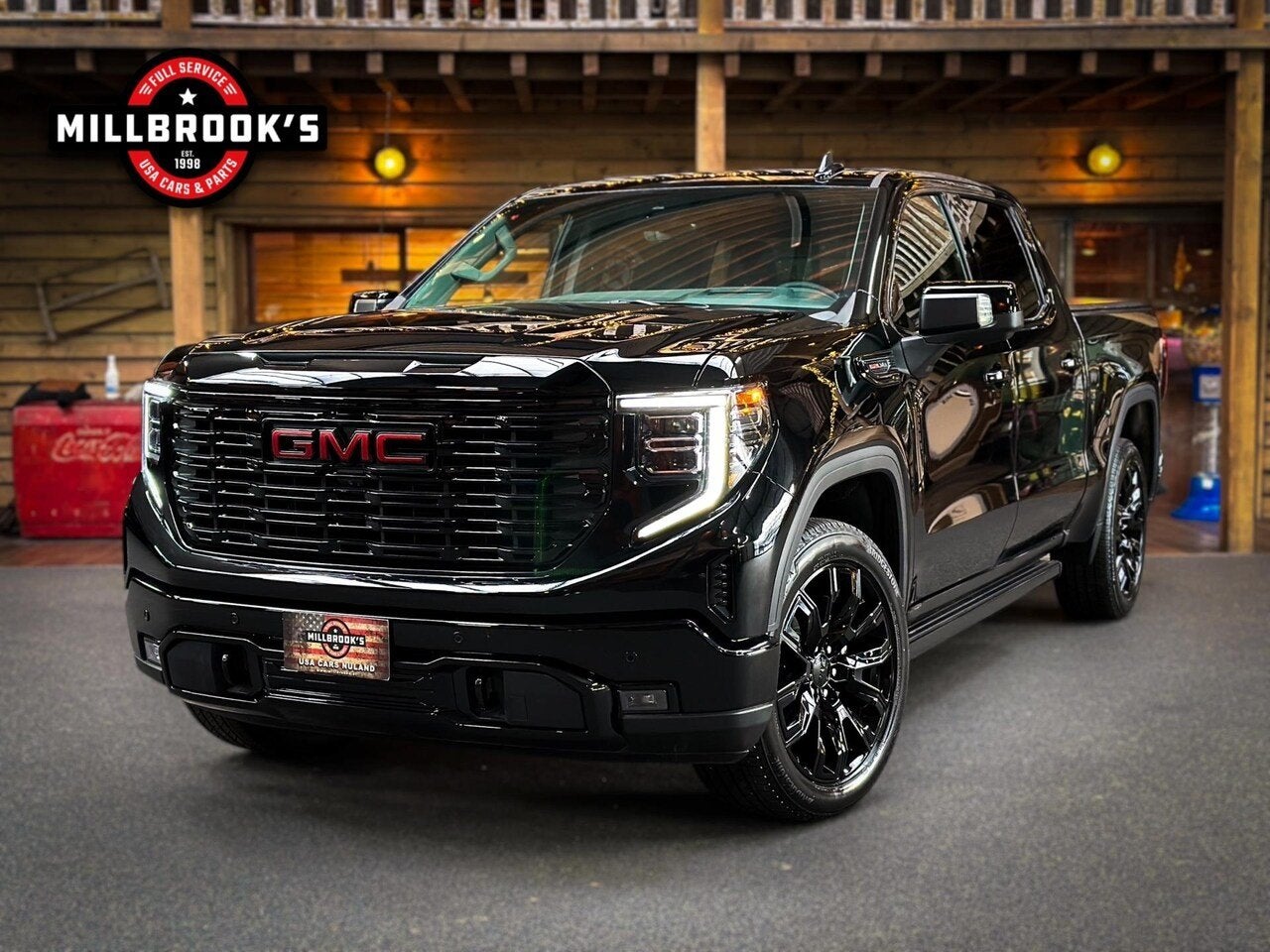 GMC Sierra Denali 6.2L V8 Demo Opruiming BPM VRIJ ., Gebruikt, 8 cilinders, 4 stoelen, Zwart