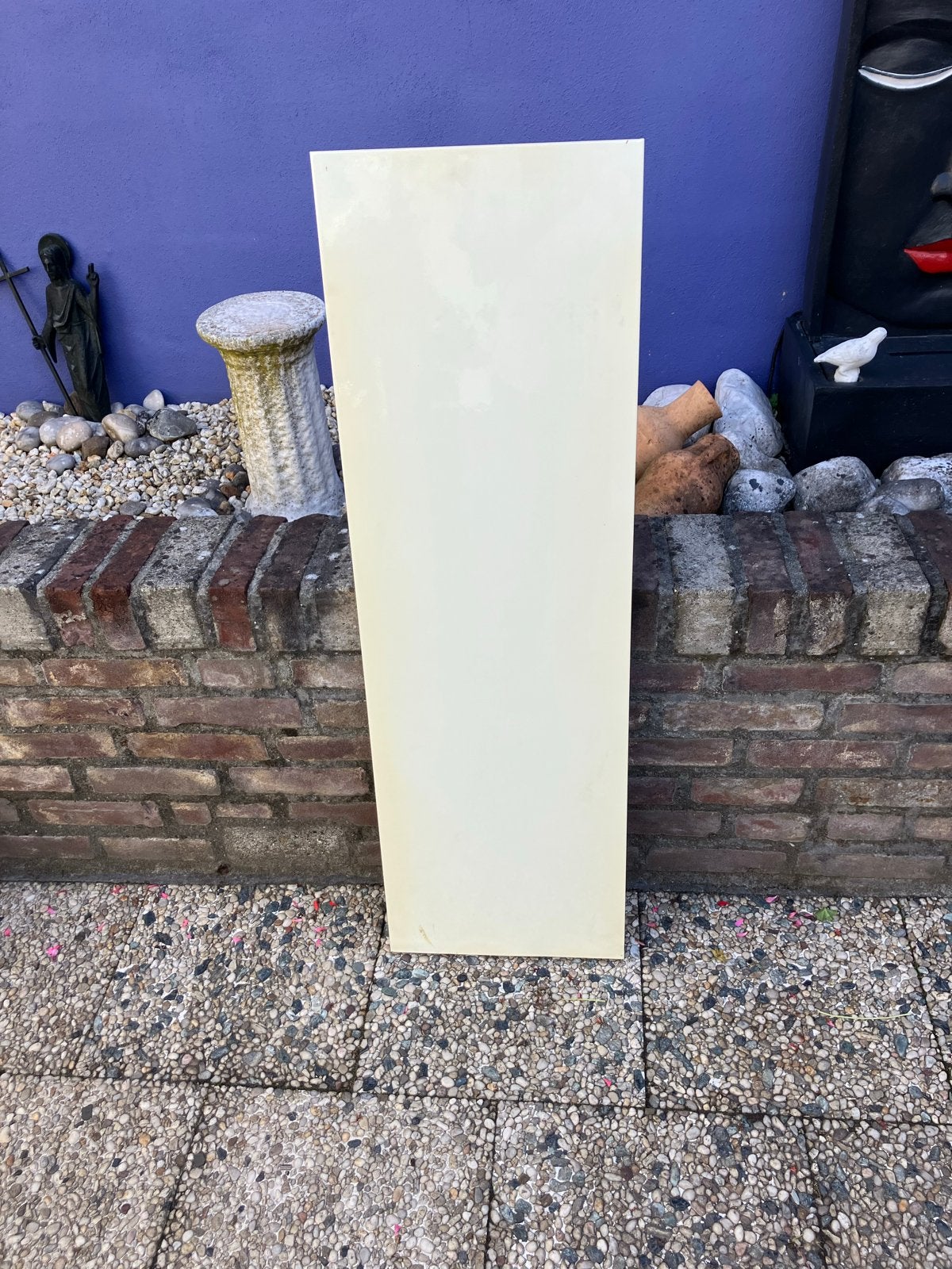 HPL plaat, crème kleurig. 2 stuks, Ophalen, Zo goed als nieuw, HPL, 20 tot 50 mm