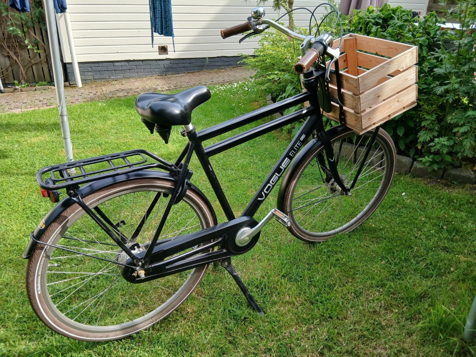 Vogue Elite Plus transportfiets D57 met 7 versnellingen, Gebruikt, Versnellingen, 56 cm of meer, Trommelrem