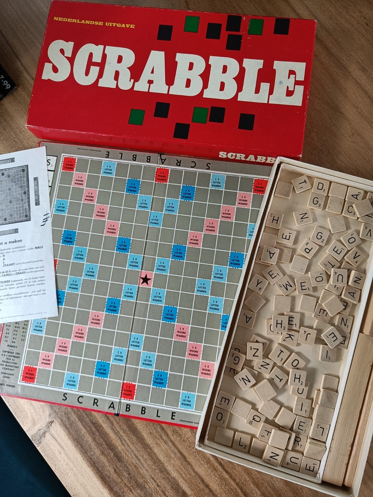 Scrabble Bordspel - Nederlandse Uitgave, Drie of vier spelers, Ophalen of Verzenden, Gebruikt, Parker Brothers