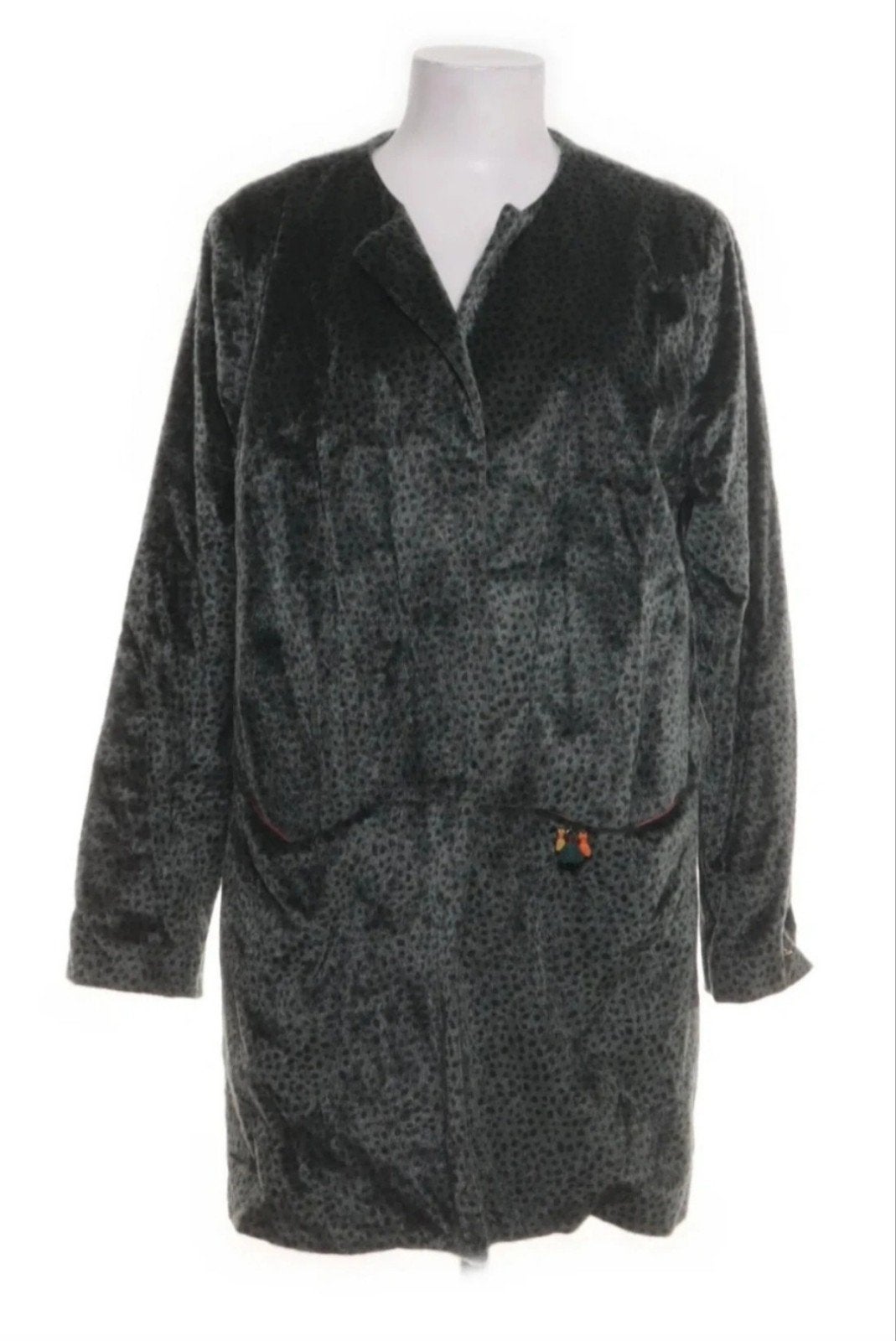 POM Amsterdam Grijze Faux Fur Tussenjas Maat M, Maat 38/40 (M), POM Amsterdam, Verzenden, Grijs
