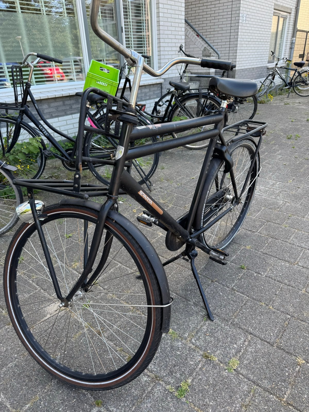 Sparta Transportfiets - Zwart, Gebruikt, Ophalen, Terugtraprem, Sparta, Gebruikt