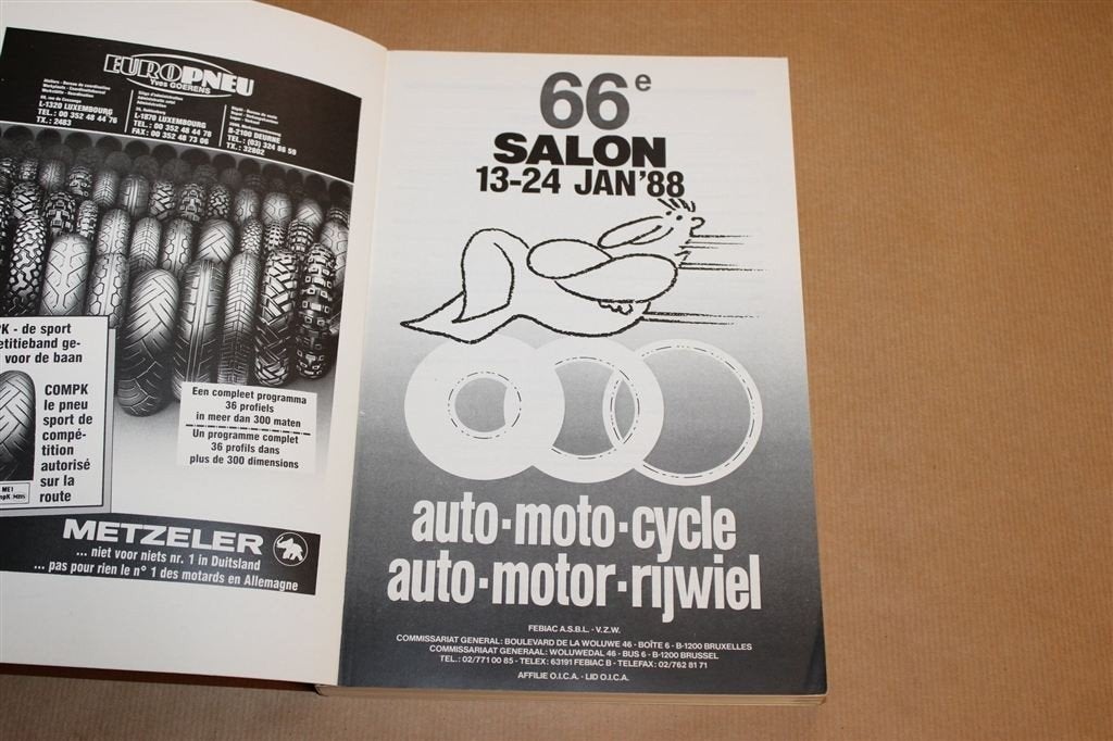 66e Salon Brussel 1988 — Autos, Motors, Campers en Fietsen, Ophalen of Verzenden, Gelezen, Opel